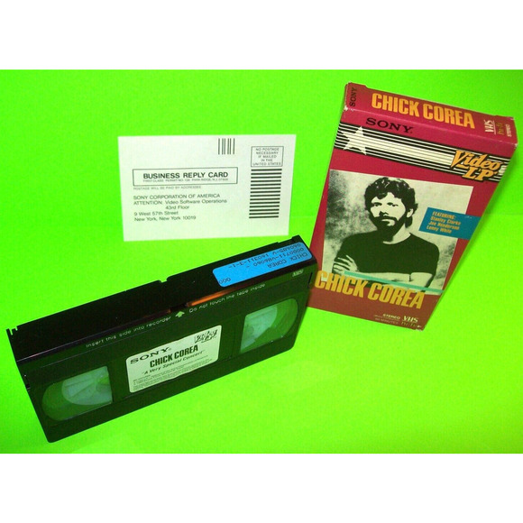 Chick Corea A Very Special Concert Sony VHS Video Cassette Tape 1981 Performance - Picture 1 of 2